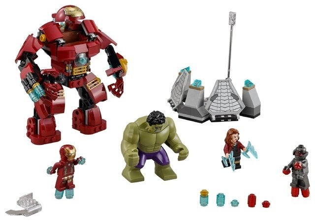 Lego Marvel 76031 The Hulk Buster Smash, Compleet, Gebruikt, Marvel, Lego