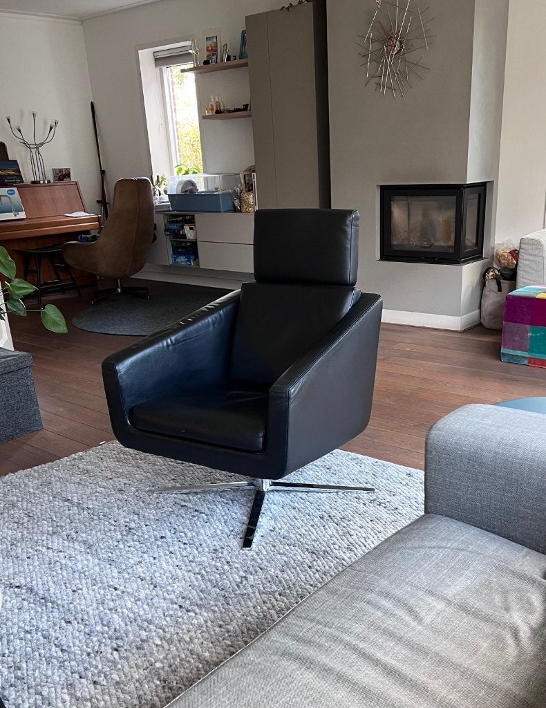 FSM Pavo design relaxfauteuil, Huis en Inrichting, Ophalen, Gebruikt, 50 tot 75 cm, Leer