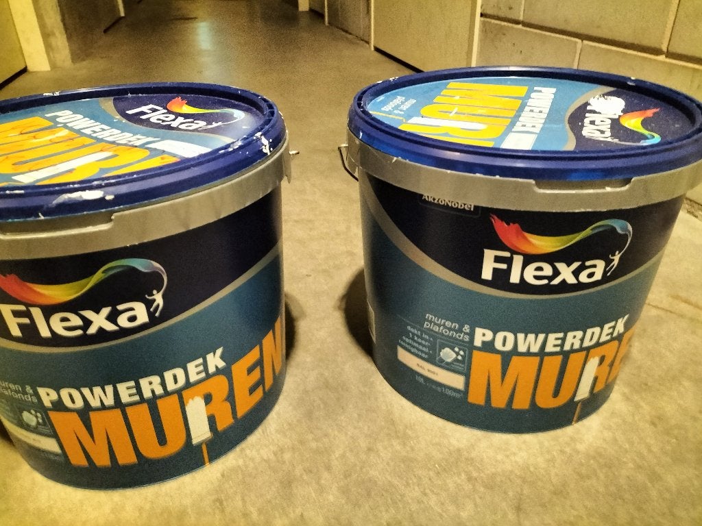 muurverf, Ophalen, 5 tot 10 liter, Wit, Verf