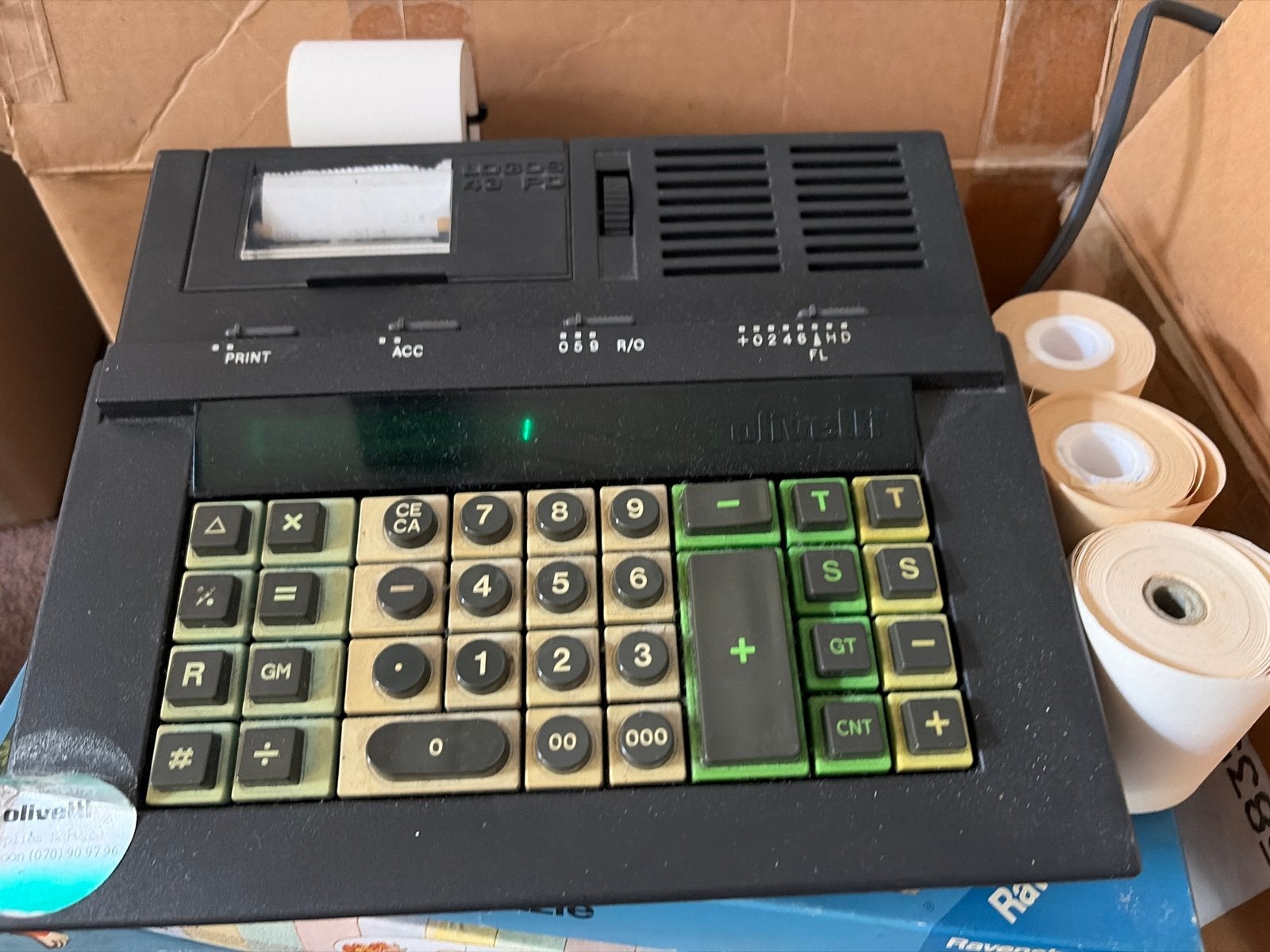 Rekenmachine, Ophalen, Gebruikt