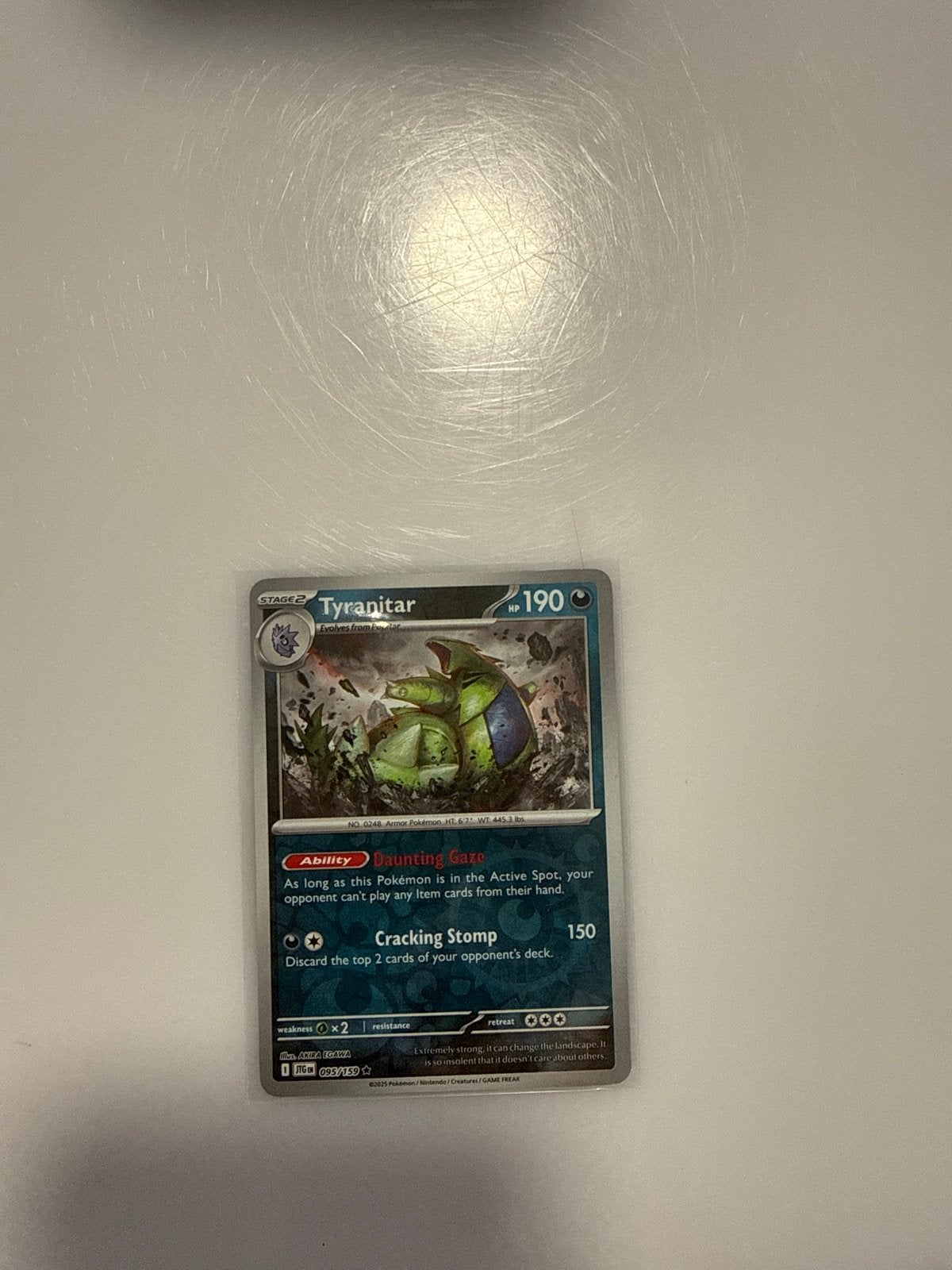 Pokémon Kaart Tyranitar 093/163 Battle Styles, Ophalen of Verzenden, Zo goed als nieuw, Losse kaart