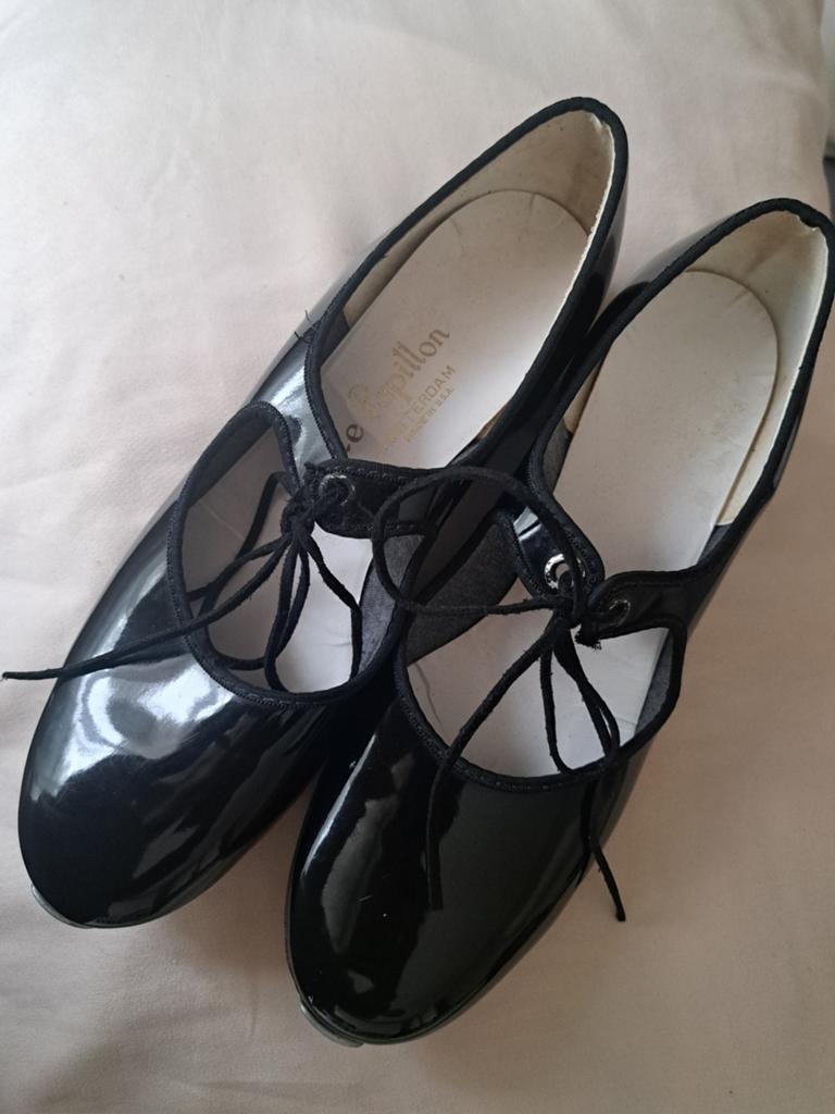 Zwarte Papillon Tapdansschoenen - Maat 38, Ophalen of Verzenden, Zo goed als nieuw, Overige typen