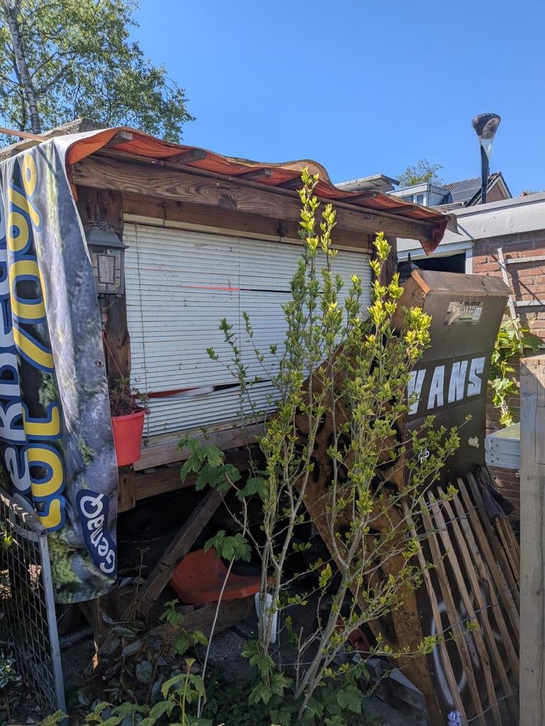 Leuke houten hut, ideaal voor opslag of als tuinhuis, Tuin en Terras, Tuinhuizen, Gebruikt, Schuur, Minder dan 200 cm, Zonder ramen