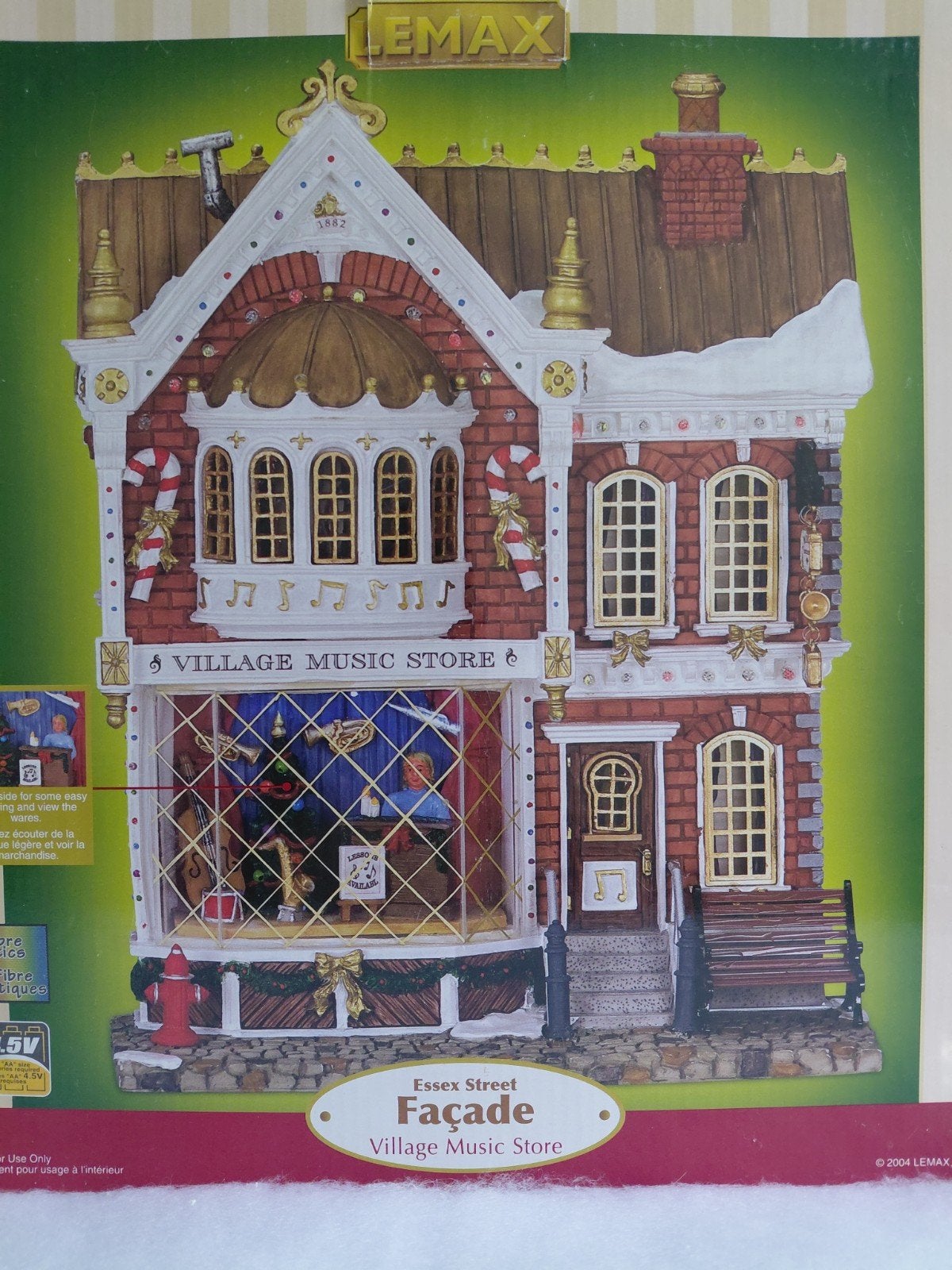Lemax Facade Music Store, Ophalen of Verzenden, Zo goed als nieuw