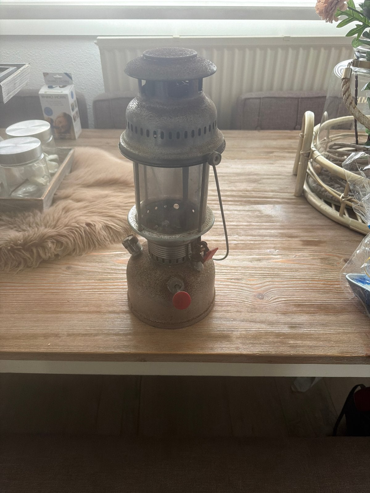 Vintage Petroleumlamp - Decoratieve Buitenverlichting, Ophalen of Verzenden