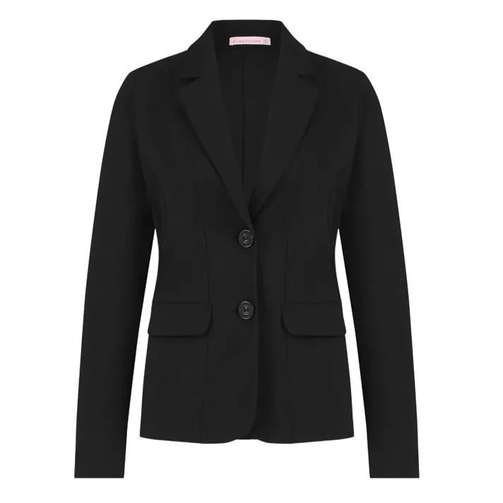 Studio anneloes clean blazer L donkerblauw travelstof, Blauw, Maat 42/44 (L), Ophalen of Verzenden, Zo goed als nieuw