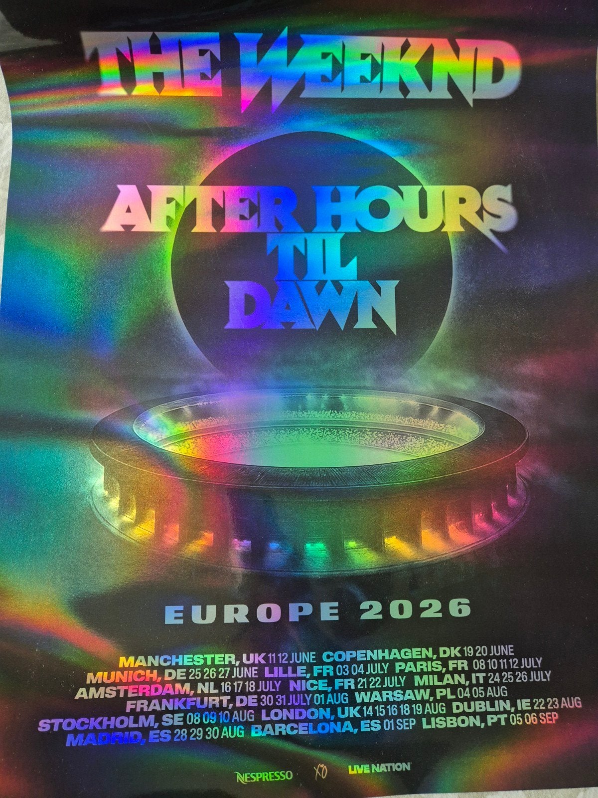 The Weeknd AHTD Tour VIP Goodie bag, Ophalen, Nieuw, Overige typen