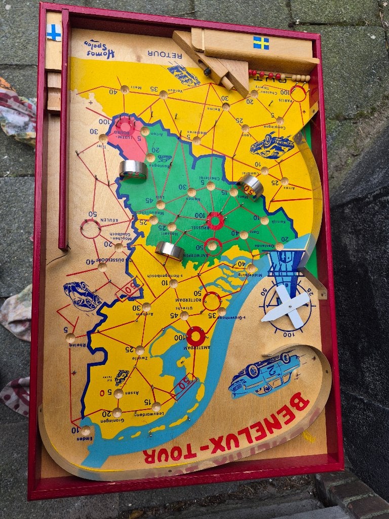 Homas Spelen Knikkerspel - Benelux Tour, Ophalen, Gebruikt, Overige typen