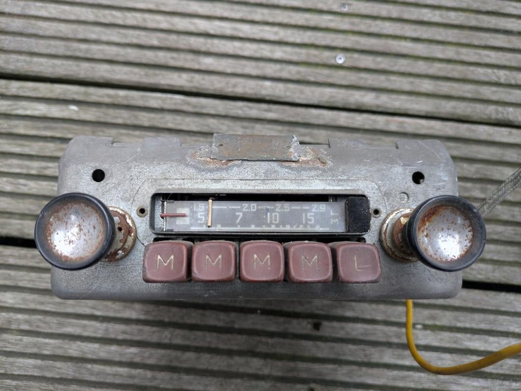 Oldtimer Autoradio Blaupunkt Hamburg Radio, Auto diversen, Ophalen of Verzenden