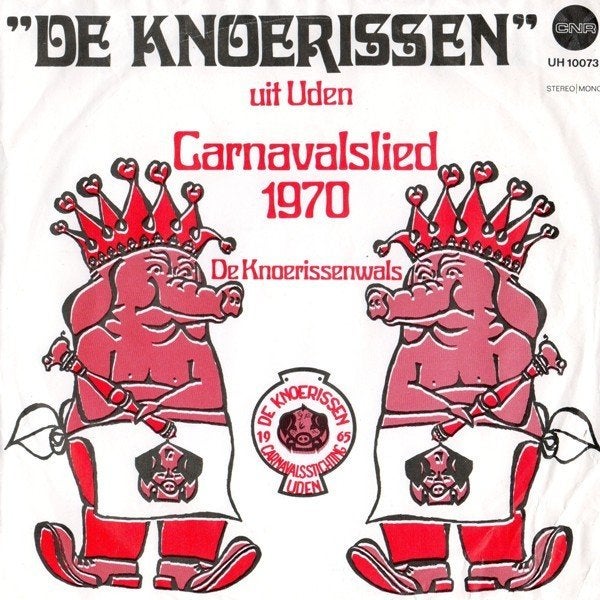Carnaval Single (1970) De Knoerissen – Carnavalslied 1970, Gebruikt, 7 inch, Ophalen of Verzenden, Fotohoes