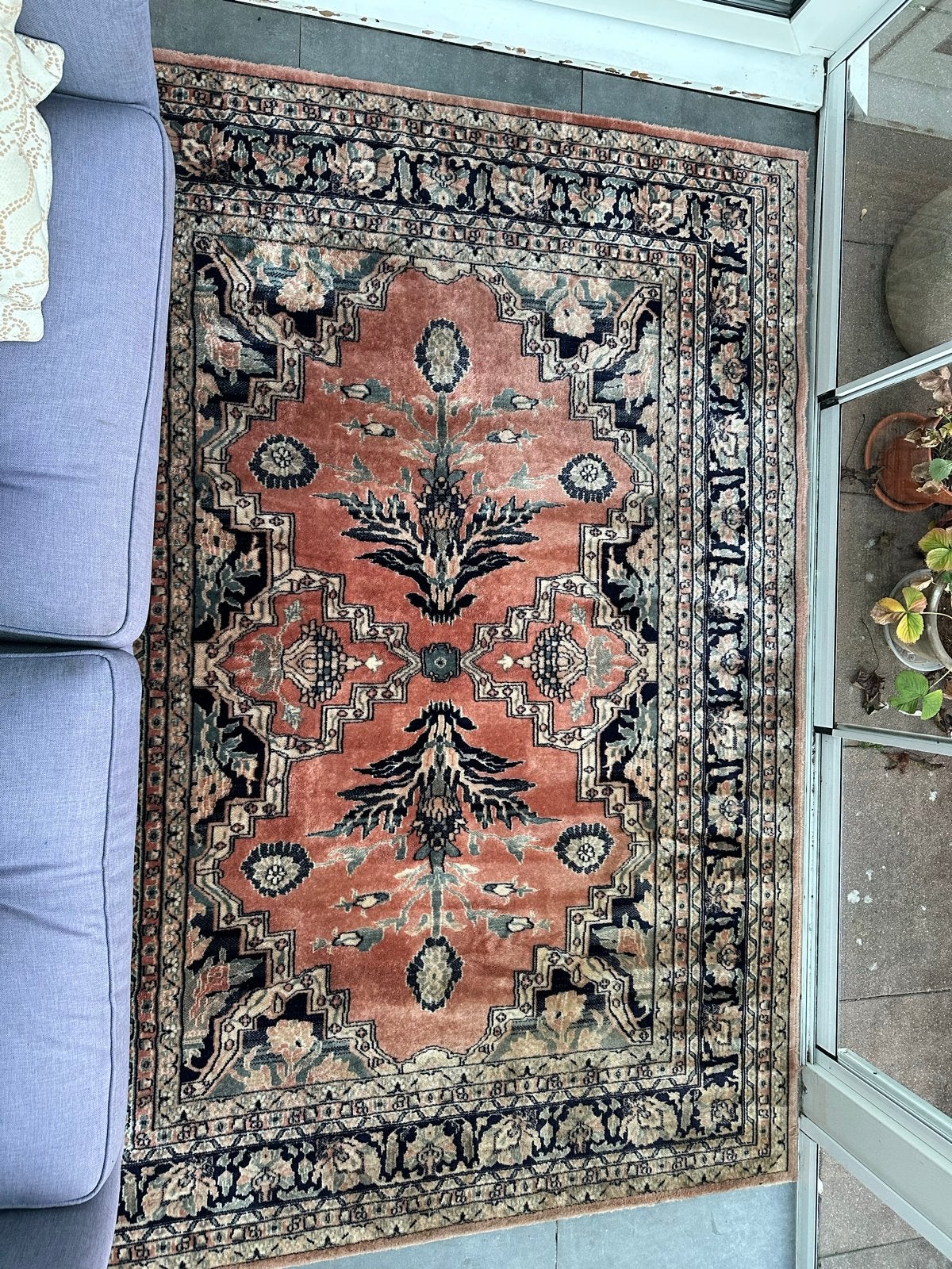 Prachtige perzisch wollen tapijt 240x170 cm, Ophalen, Gebruikt, 150 tot 200 cm, 200 cm of meer