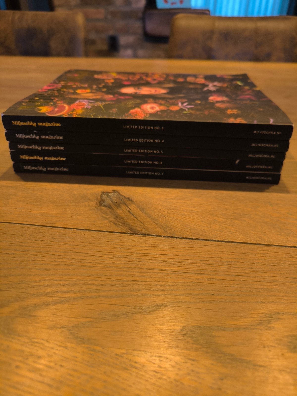 Miljuschka magazine limited edition nr. 3 t/m 6 + 13, Boeken, Tijdschriften en Kranten, Ophalen of Verzenden, Zo goed als nieuw