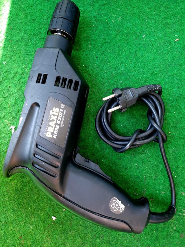 Praxis KBM 650/1 Boormachine - 650W, Zo goed als nieuw, Doe-het-zelf en Verbouw, Gereedschap | Boormachines, Zo goed als nieuw