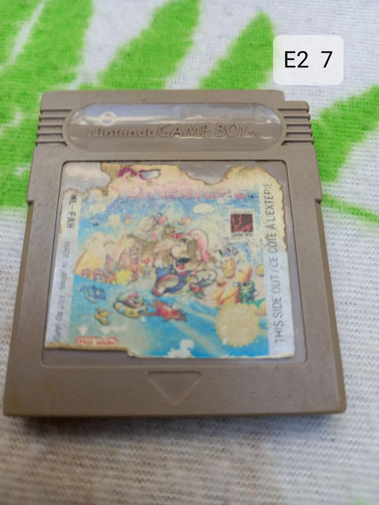 Gameboyspel E2  1 t/m E2  7.
Super Marioland., Avontuur en Actie, Gebruikt, 1 speler, Ophalen of Verzenden