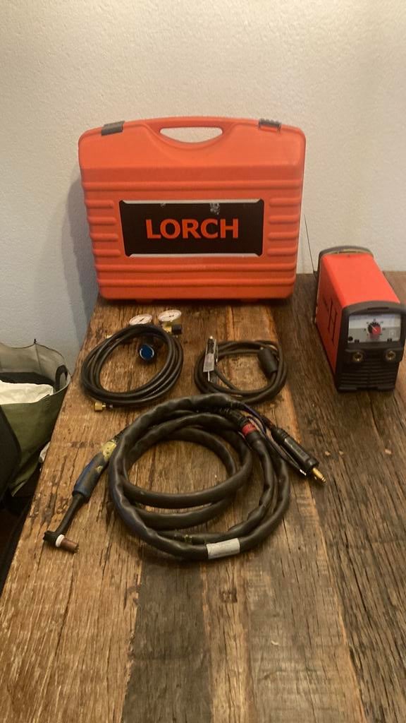 Lorch handytig 180 dc te koop, Ophalen of Verzenden, Gebruikt, 150 tot 250 ampère, Tig