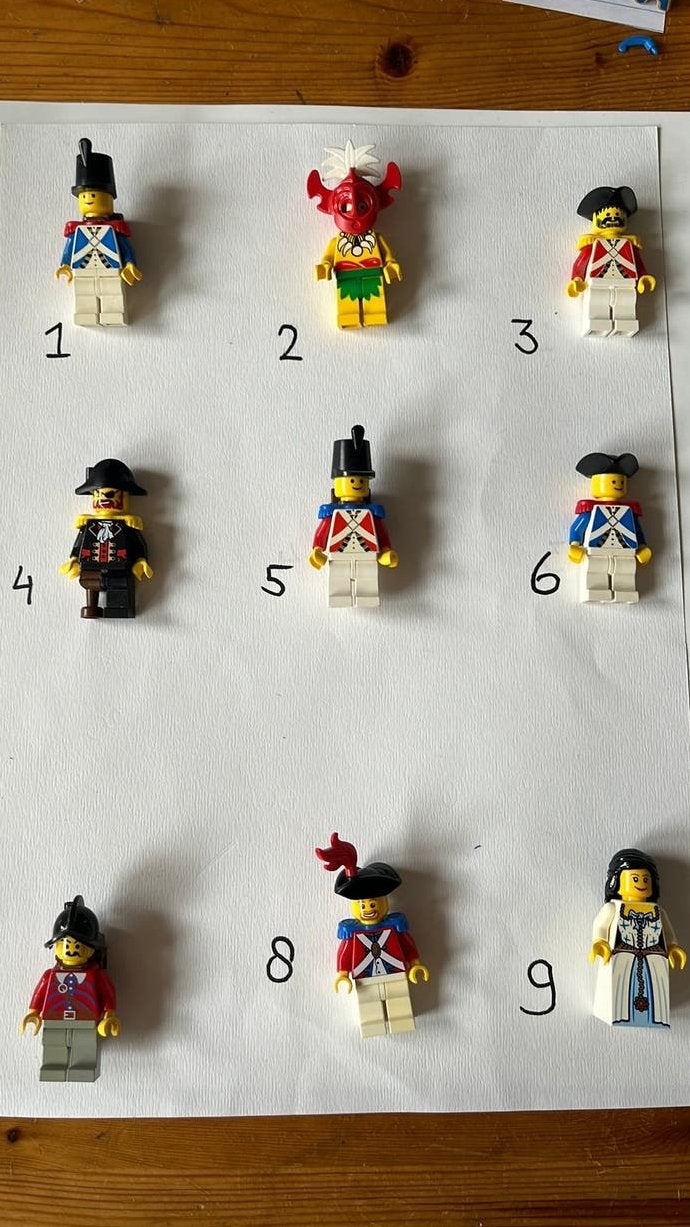 Oude LEGO Piraten minifiguren gebruikt, Gebruikt, Lego, Minifiguur, Pirates