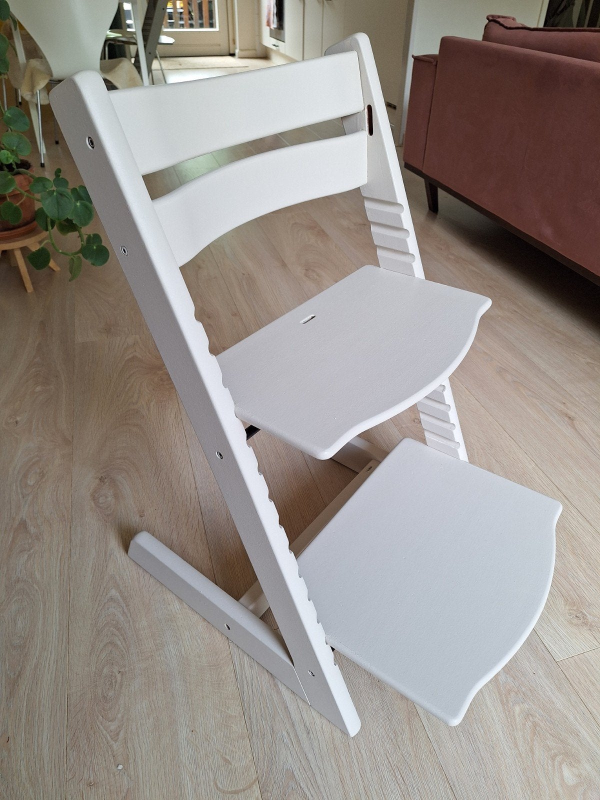 Stokke Tripp Trapp warm grijs, Kinderen en Baby's, Ophalen, Gebruikt, Meegroeistoel