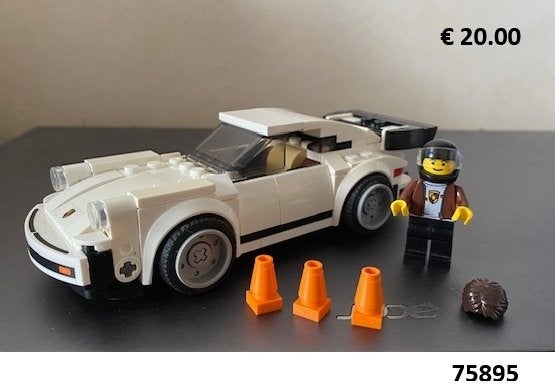 Set 75895-1 1974 Porsche 911 Turbo 3.0, Compleet, Gebruikt, Lego, Ophalen of Verzenden