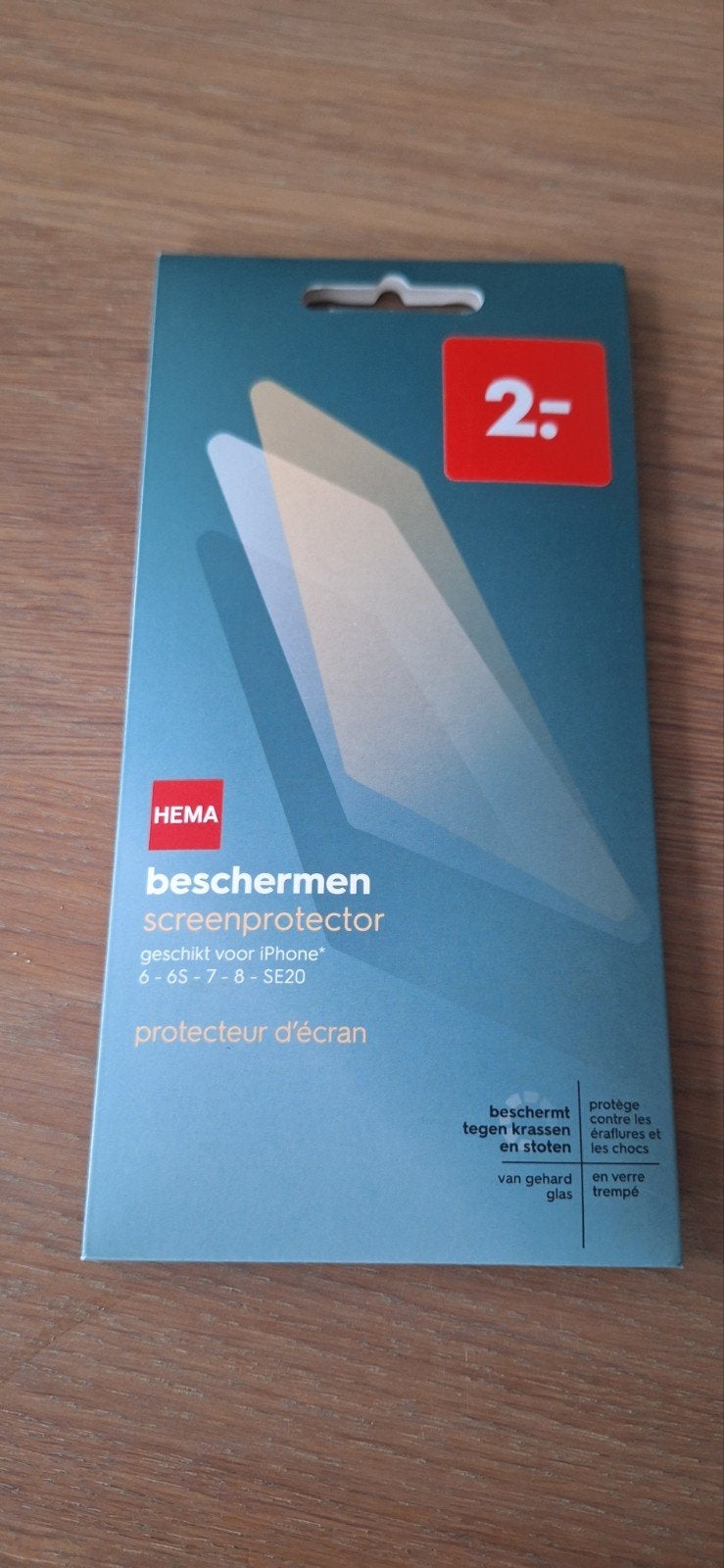 Hema Screenprotector gehard glas iPhone 6/7/8/SE20, Ophalen of Verzenden, Nieuw, Bescherming, Apple