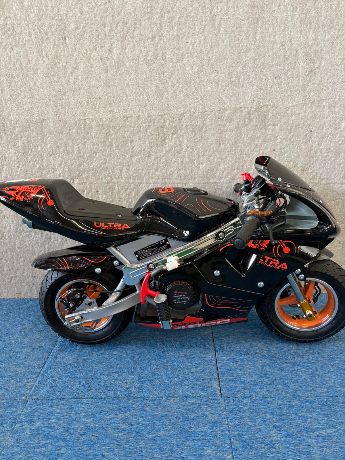 Nieuwe 49CC benzine mini racemotor/mini bike/pocketbike, Ophalen, Massakassa, Nieuw, Ultra