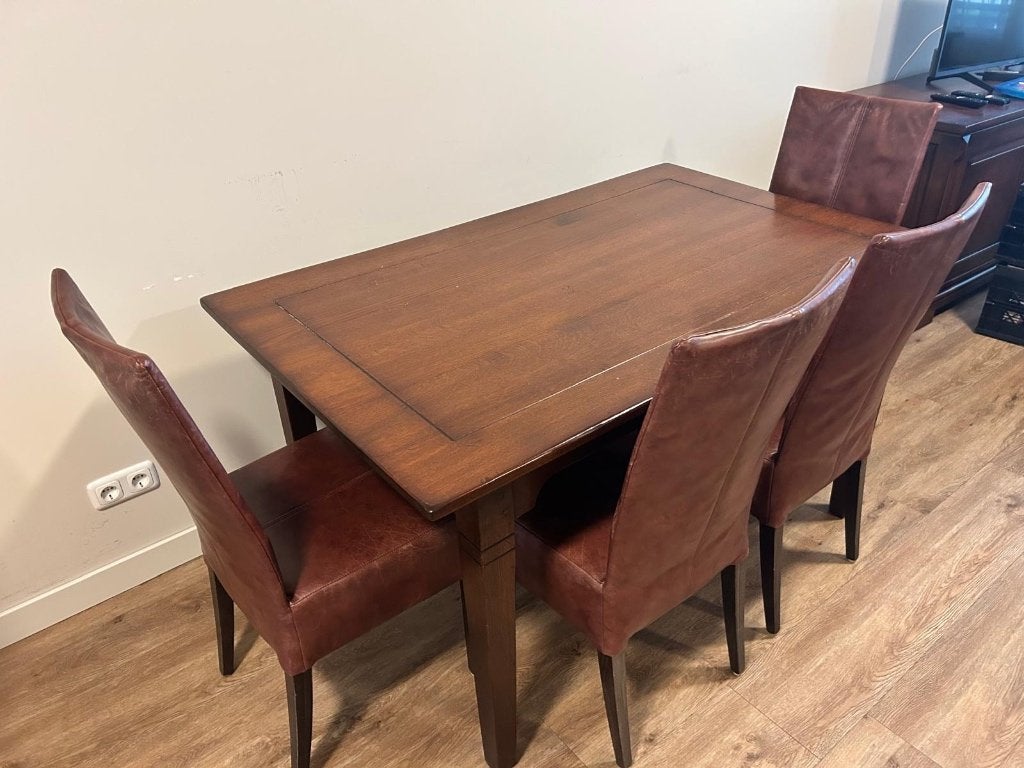 Keukentafel, Ophalen, Gebruikt, 100 tot 150 cm, 50 tot 100 cm