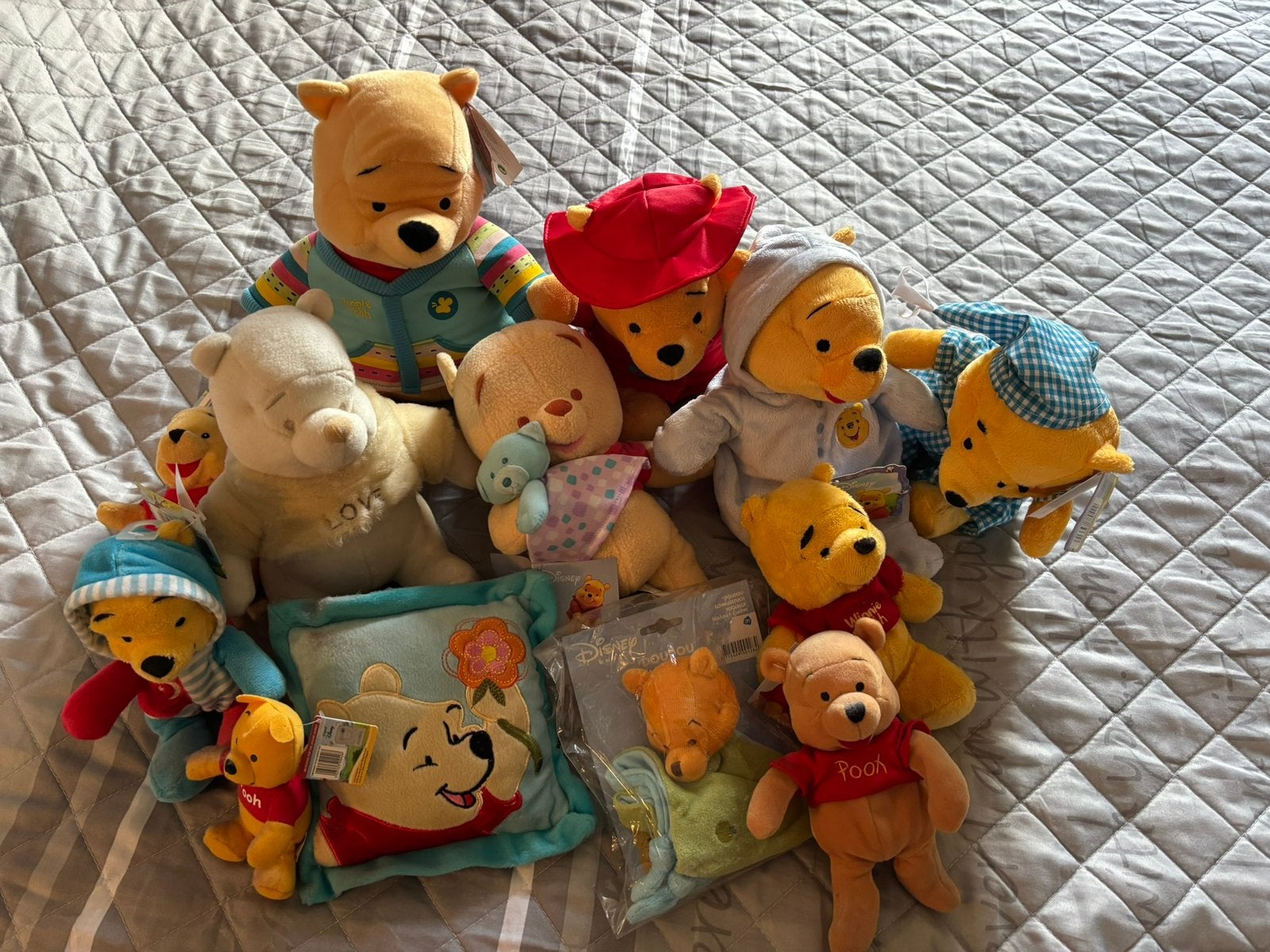 disney winnie the pooh tijgertje iejoor knorretje, Ophalen of Verzenden, Winnie de Poeh of vrienden, Zo goed als nieuw, Knuffel