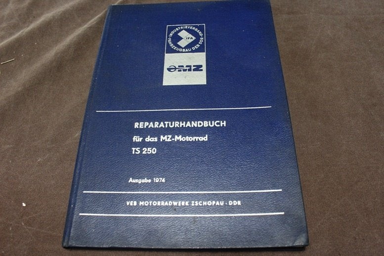 MZ TS250 1974 motorrad reparatur anleitng TS 250 VEB DDR, Ophalen of Verzenden, Overige merken