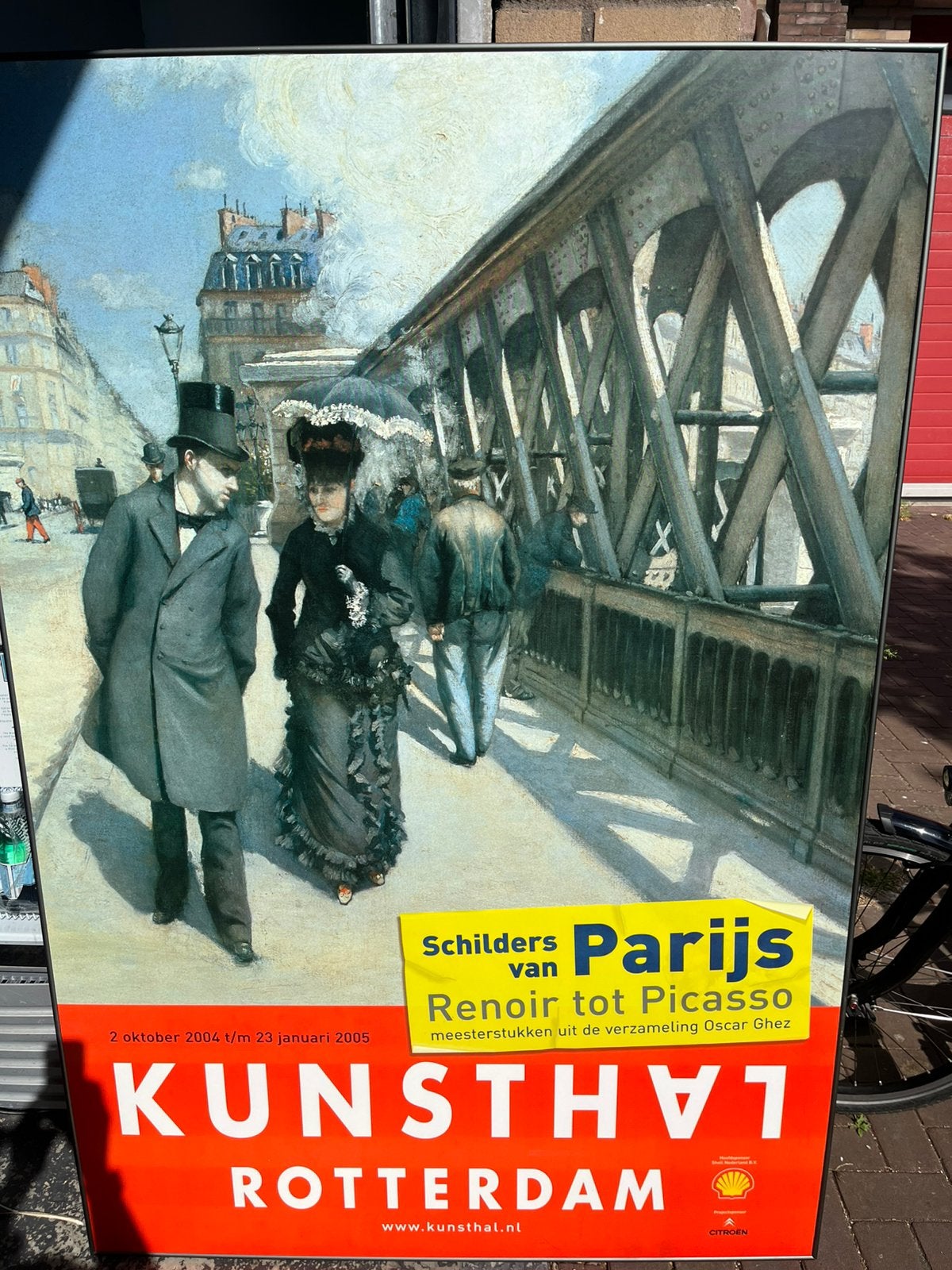 Poster kunsthal rotterdam 21jaar oud mooie staat, Ophalen, Zo goed als nieuw, Overige typen