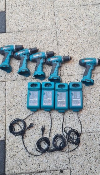 makita accuboormachines, Ophalen, Gebruikt, Boor- en Schroefmachine