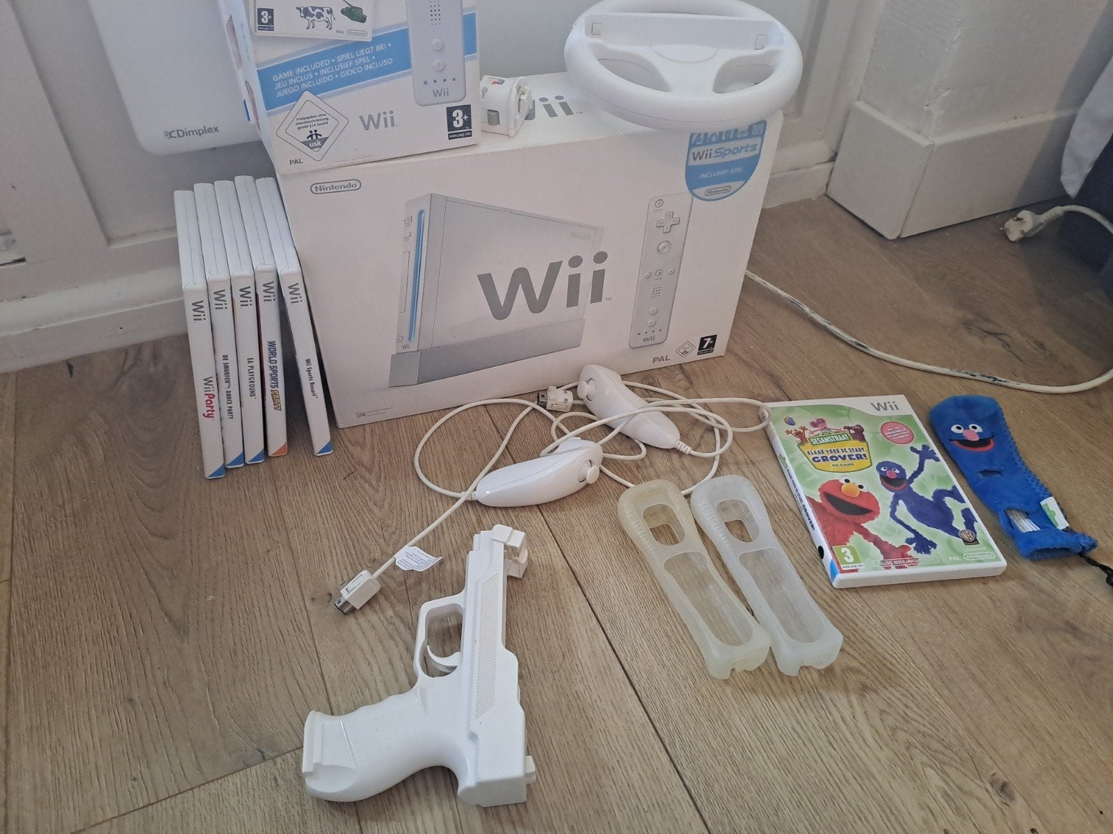 compleet nintendo wii pakket, Ophalen of Verzenden, Gebruikt, Met 2 controllers, Met games