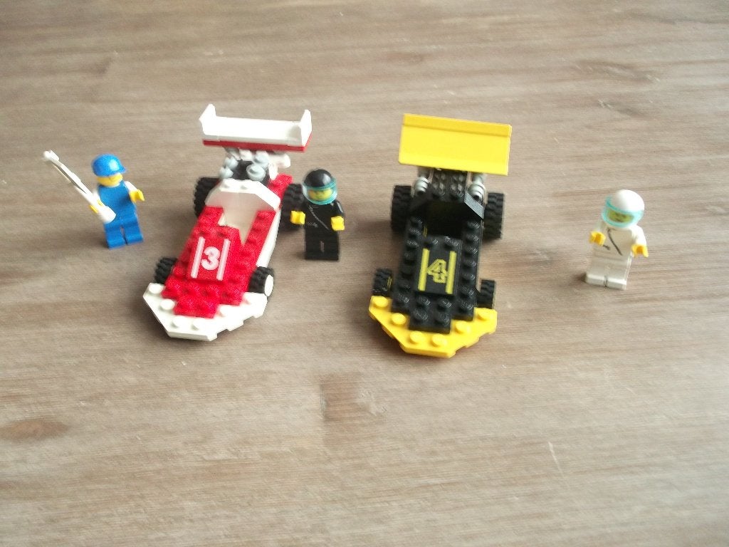 lego racers 1665 dual fx racers (1990), Ophalen of Verzenden, Gebruikt, Complete set, Lego