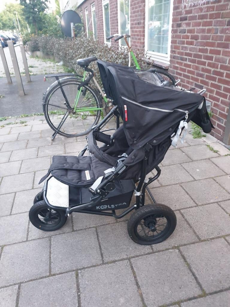 Koolstra Combiwagen met reiswieg en duowagen optie, Gebruikt, Combiwagen, Verstelbare duwstang, Ophalen