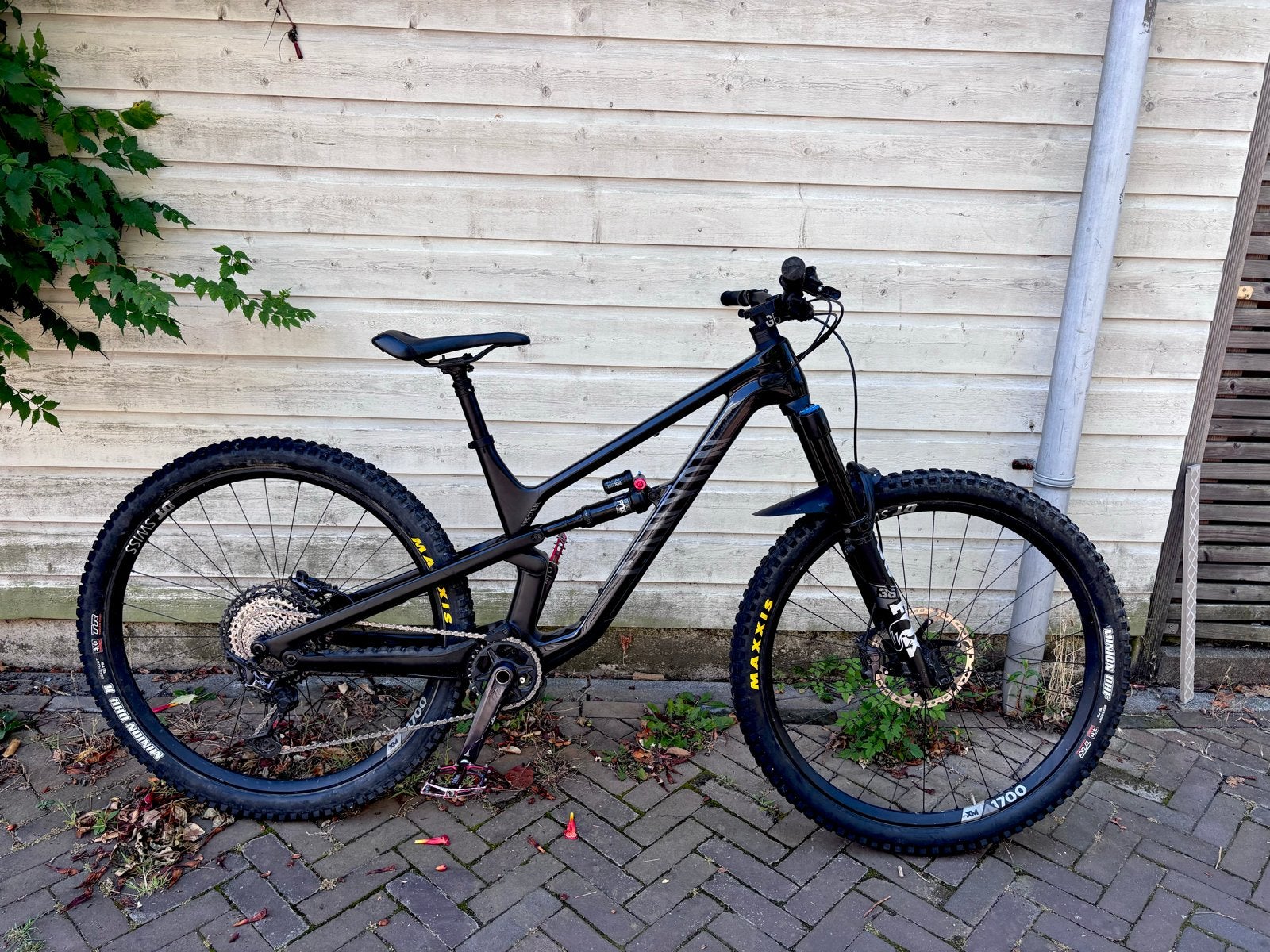 Canyon Spectral 29 CF 8 | Deore XT | Medium | 160mm | Black, Fietsen en Brommers, Fietsen | Mountainbikes en ATB, Gebruikt, Schijfrem
