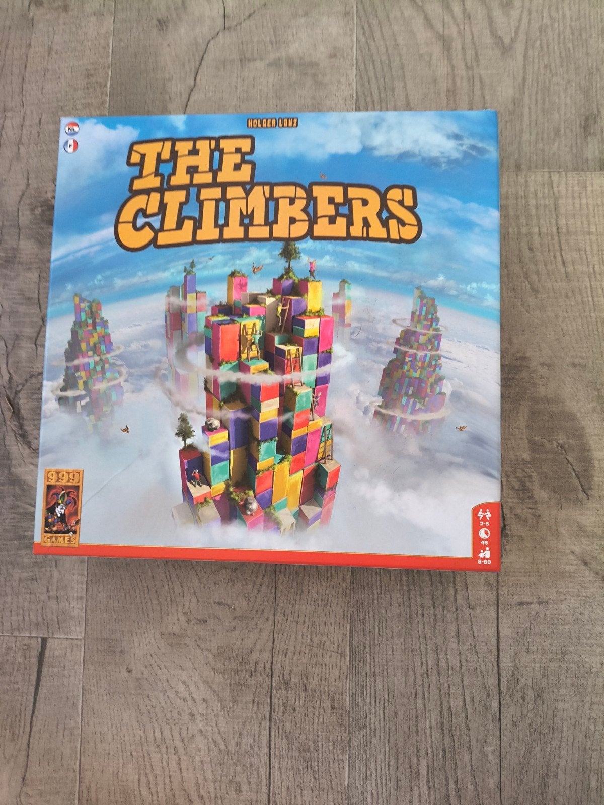 The Climbers bordspel - 999 Games, Hobby en Vrije tijd, Gezelschapsspellen | Bordspellen, Vijf spelers of meer, Ophalen of Verzenden
