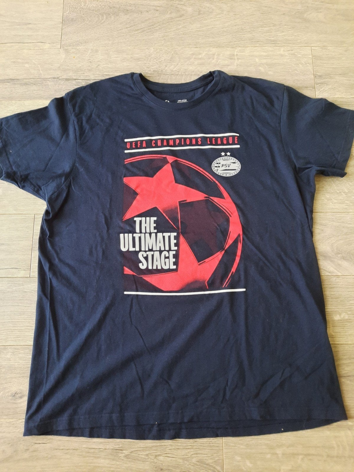 PSV UEFA Champions League T-shirt - The Ultimate Stage, Ophalen of Verzenden, Zo goed als nieuw, PSV, Shirt