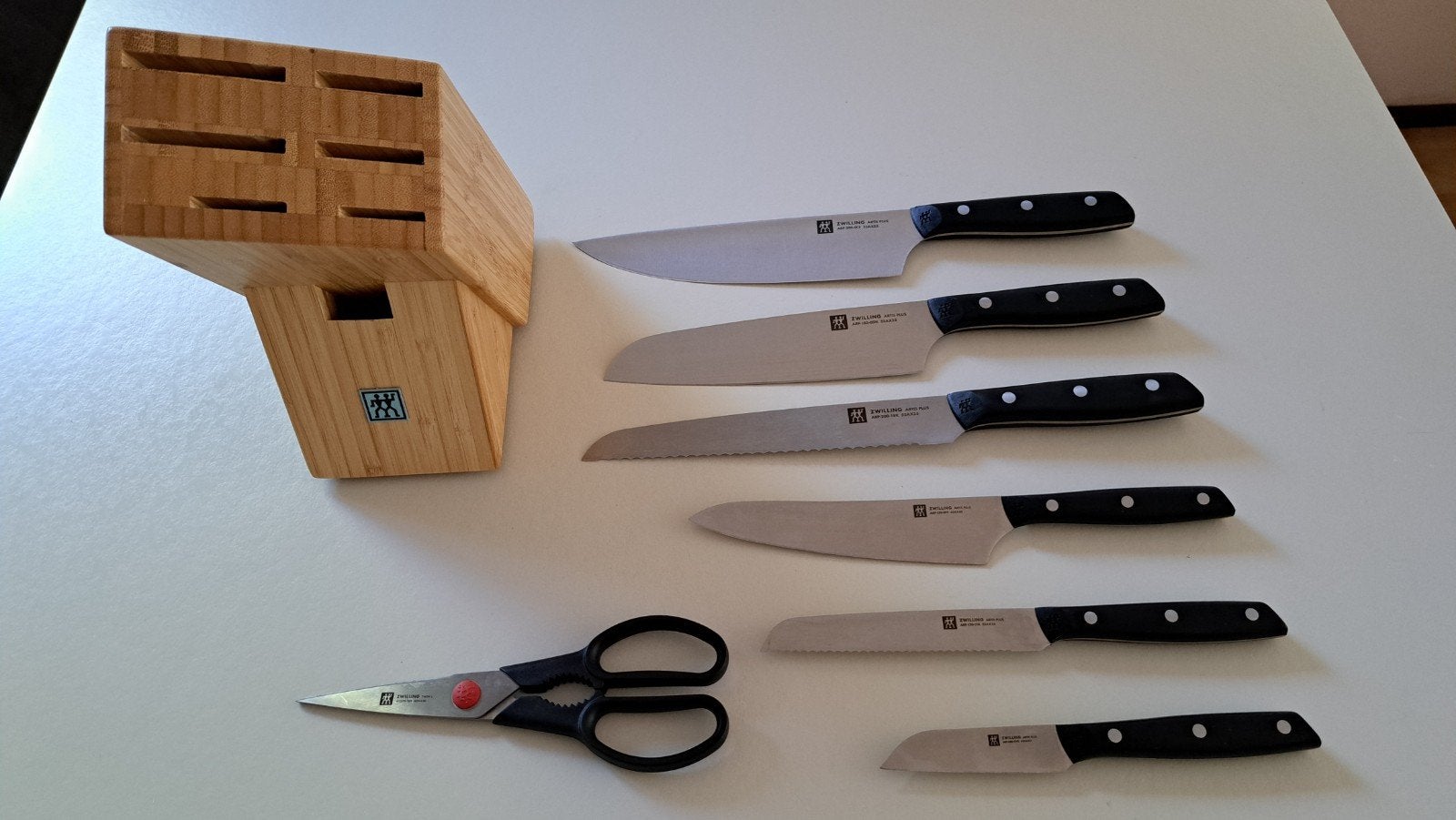 Zwilling messenblok 8-delig, ongebruikt, Ophalen of Verzenden, Nieuw