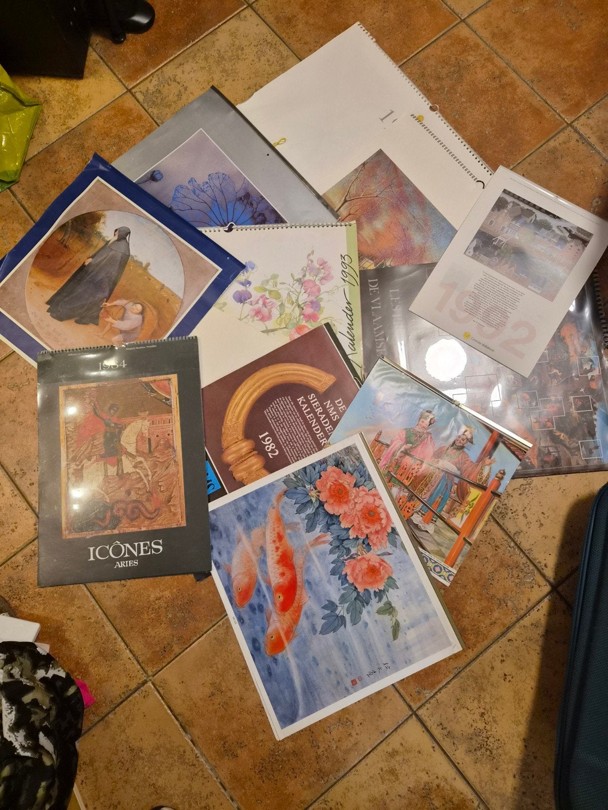 Te koop verschillende oude kalenders, Ophalen of Verzenden