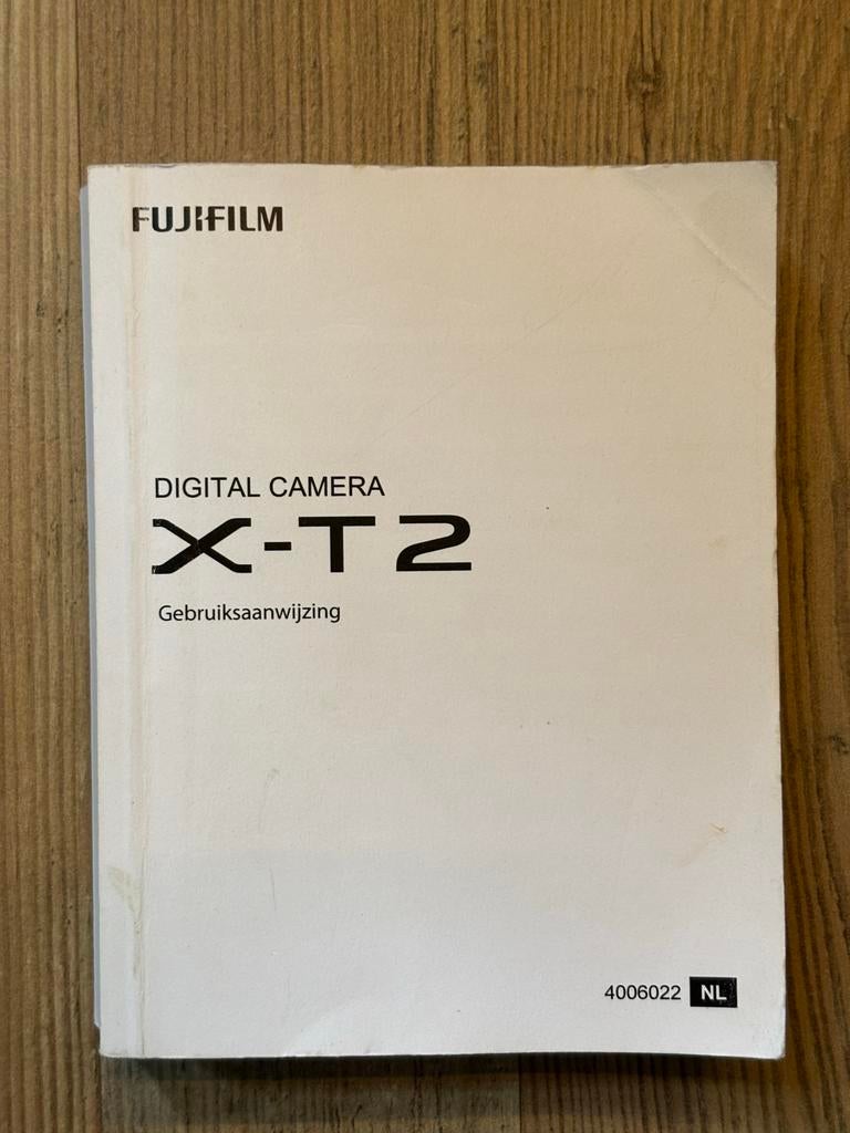 Fujifilm X-T2 Gebruiksaanwijzing (NL), Ophalen of Verzenden, Gelezen