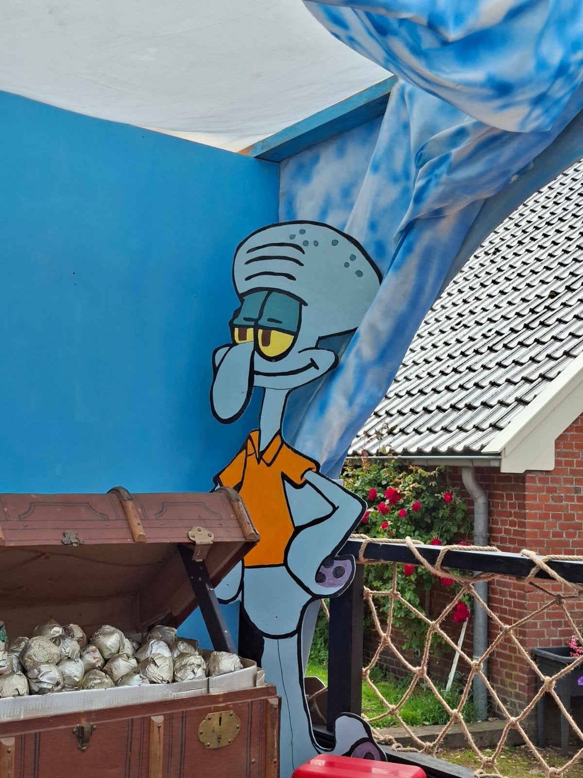 Octo (Squidward) uit Spongebob decoratie, Ophalen, Gebruikt