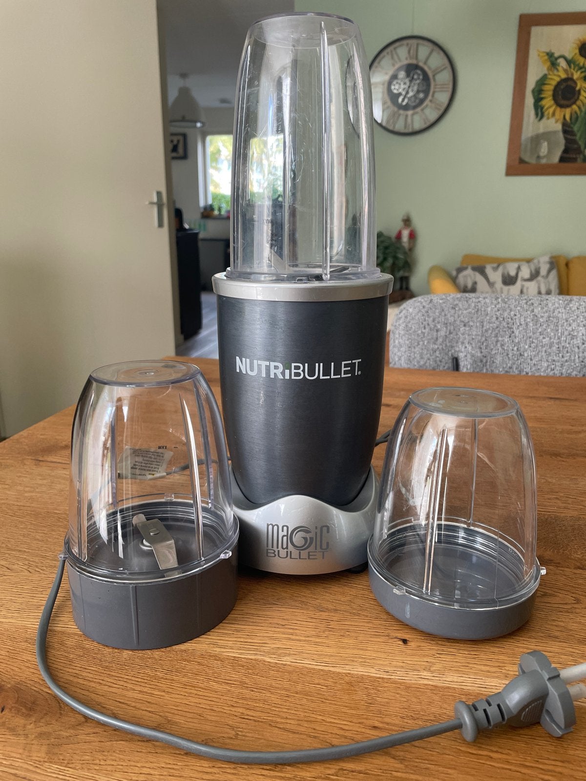 Nutribullet Magic Bullet Blender met Accessoires, Ophalen, Gebruikt, Blender