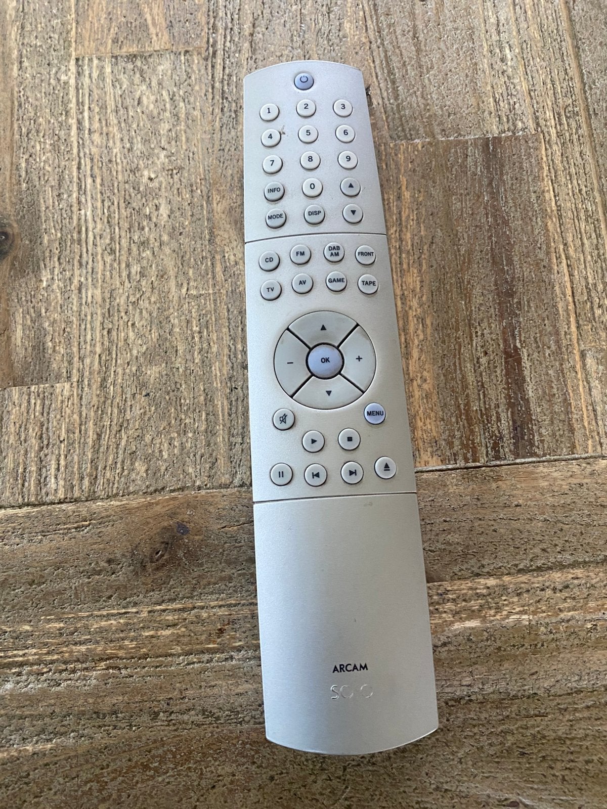 Arcam solo afstandsbediening remote, Ophalen of Verzenden, Gebruikt, Origineel, Receiver of Versterker