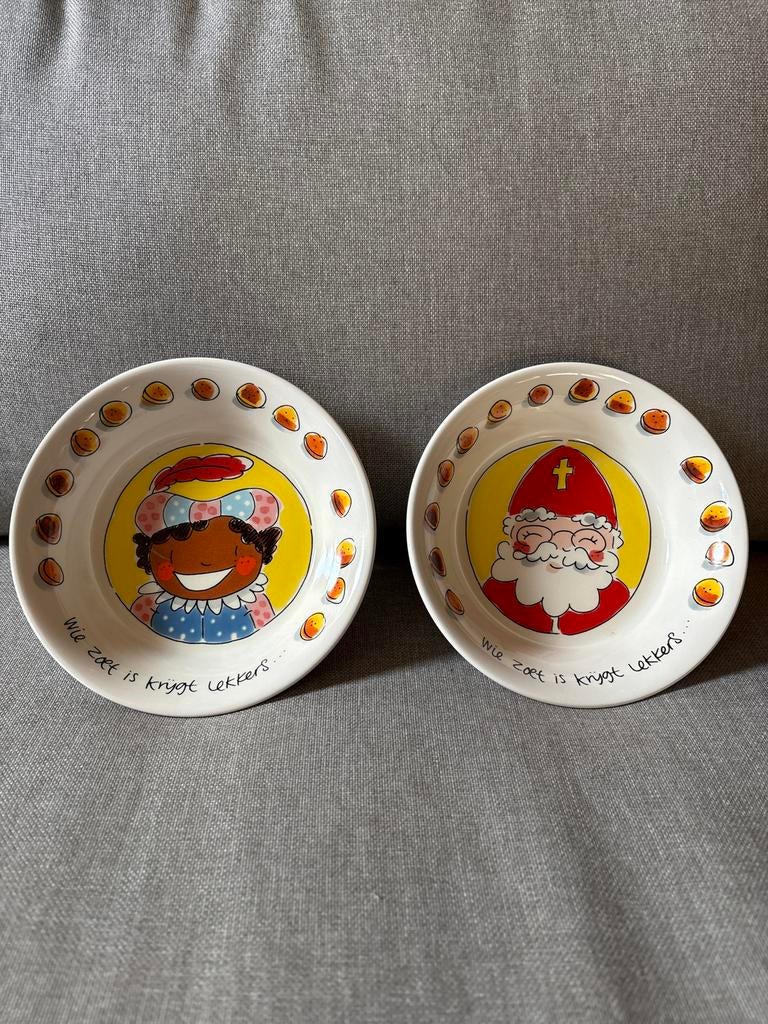 Blond Amsterdam Sinterklaas en zwarte piet schaaltjes, Ophalen, Blond Amsterdam, Nieuw, Schaal of Schalen