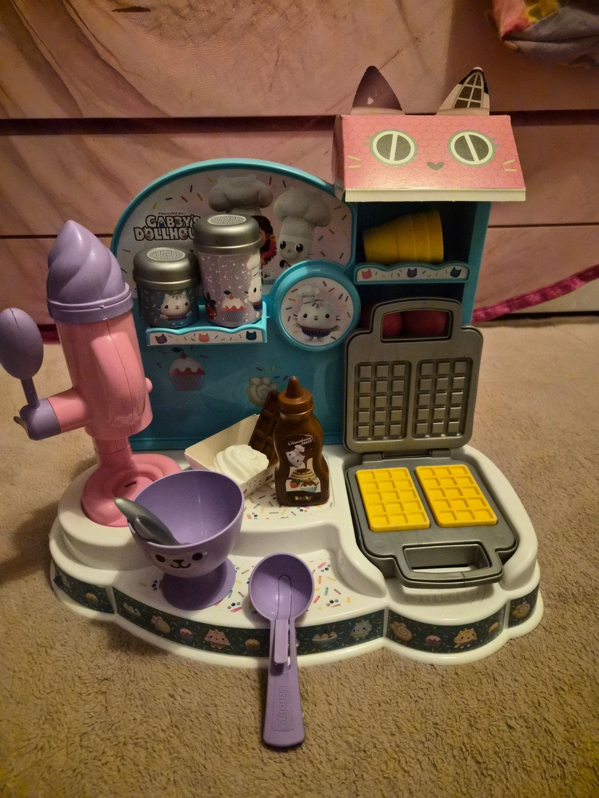 Gabby's dollhouse icecream, Ophalen of Verzenden, Zo goed als nieuw, Poppenhuis