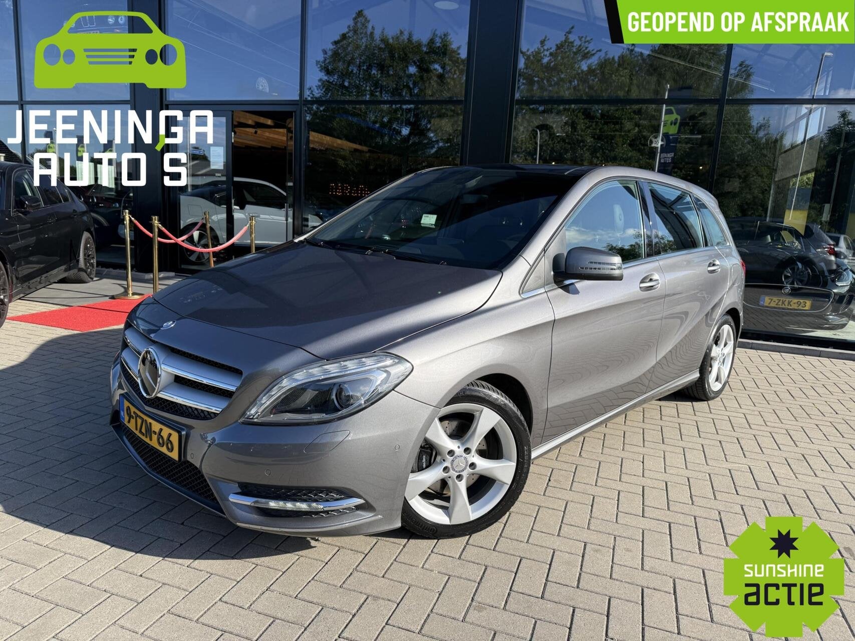 Mercedes B-klasse 180 Ambition|Navi|PDC|NAP, Auto's, Gebruikt, 4 cilinders, 122 pk, Zilver of Grijs