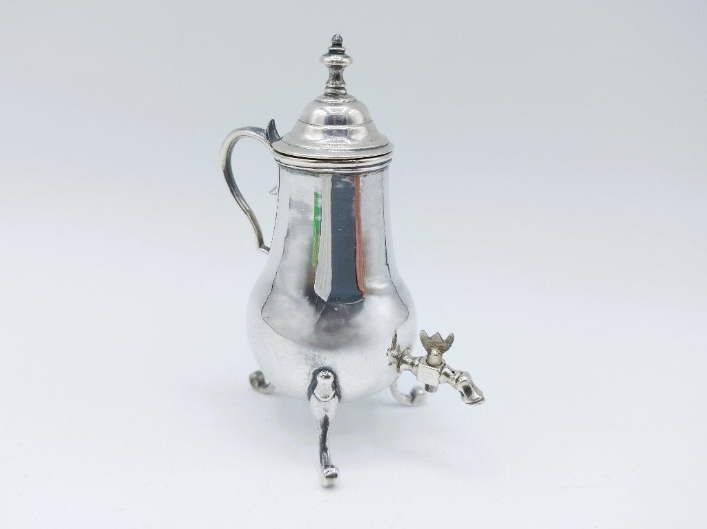 Zilveren miniatuur kraantjeskan, A. van Geffen, Amsterdam