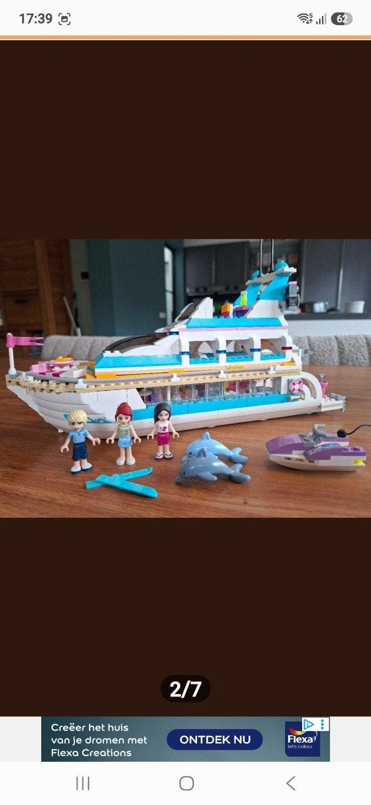 lego 41015 dolfijncruizer, Lego, Friends, Ophalen of Verzenden, Zo goed als nieuw