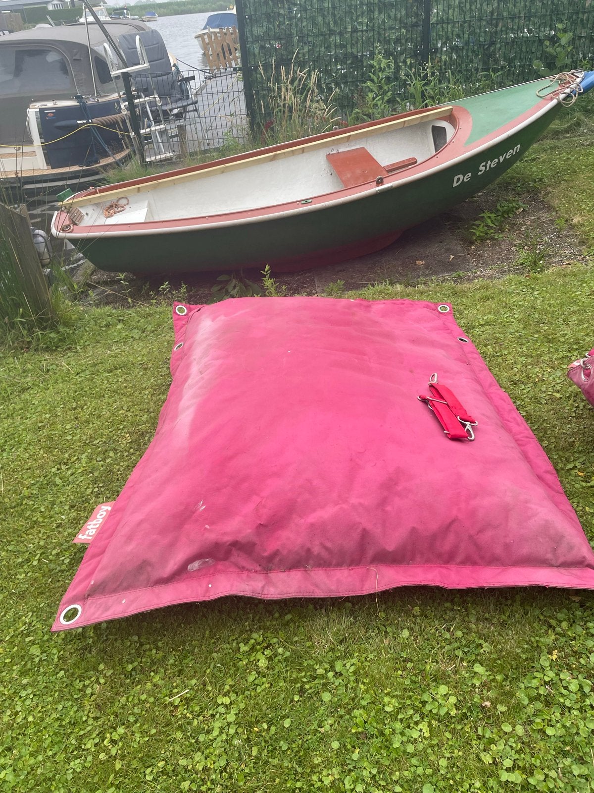 2 Fatboy Buggle-ups Outdoor met spanbanden - Hufterproof, Ophalen, Gebruikt, Overige stijlen, Roze
