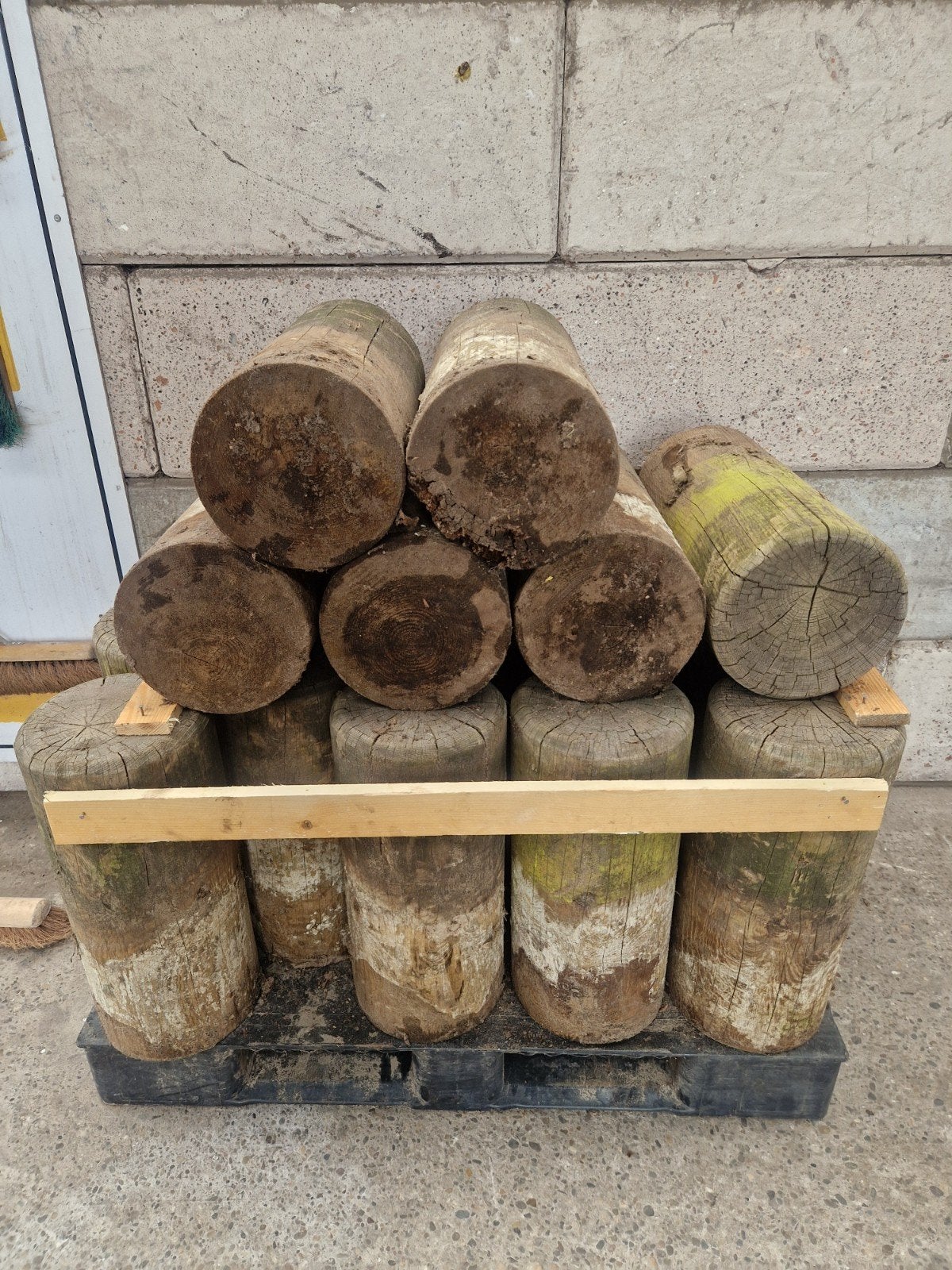 20 Houten stap palen voor speeltuin, Ophalen, Gebruikt