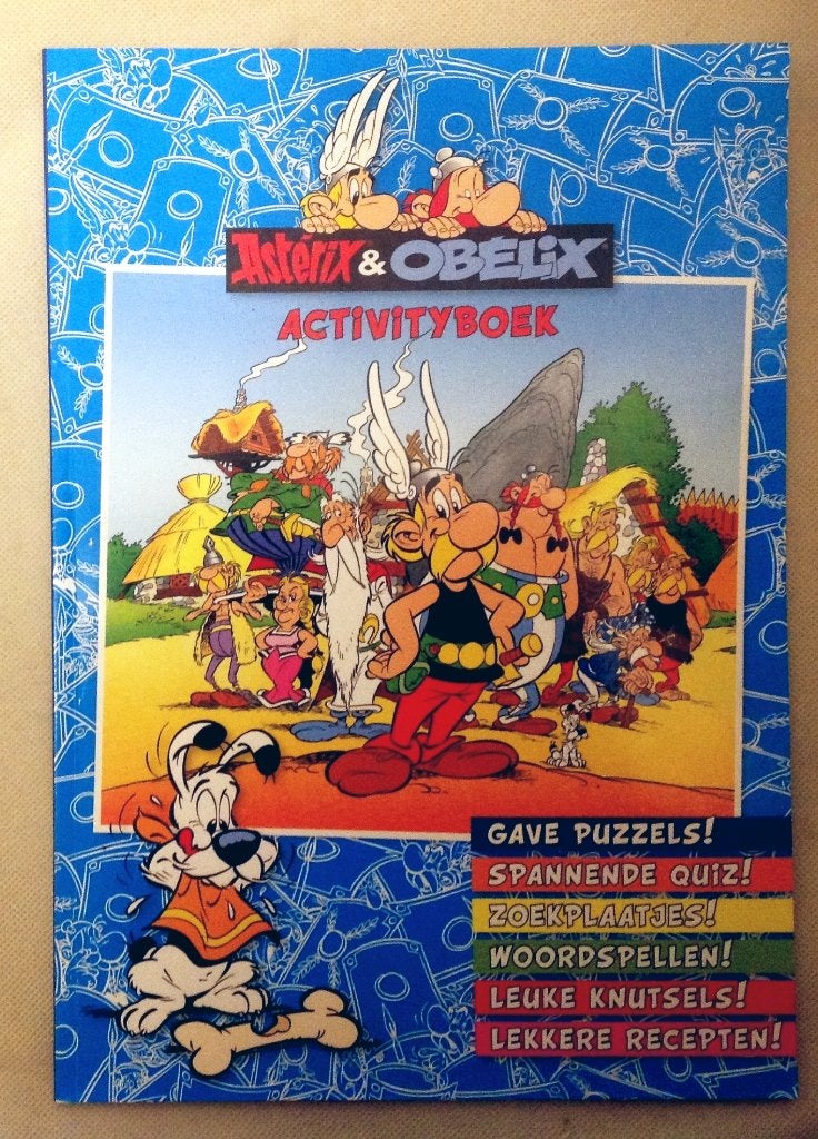 Asterix & Obelix activityboek, Hobby en Vrije tijd, Denksport en Puzzels, Verzenden, 500 t/m 1500 stukjes, Zo goed als nieuw, Puzzelboek