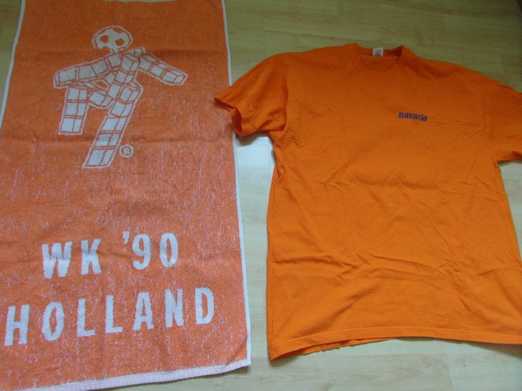 Oranje WK Shirt Bavaria EN/OF Handdoek WK 90, Maat XL, Ophalen of Verzenden, Zo goed als nieuw, Shirt